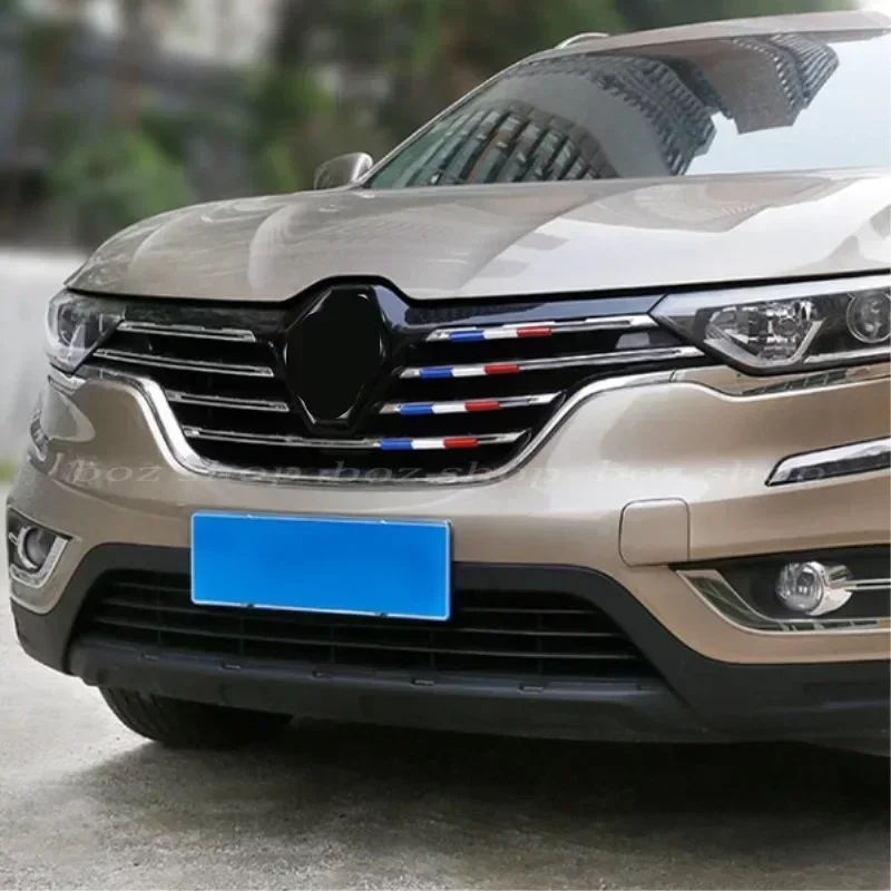 Couverture de calandre avant de voiture en ABS, autocollant de remise en état, Renault Koleos, Careful, Isman, Latitude, Fluence, Coupé, Megane, 2021, 2020, 2019, 15 pièces