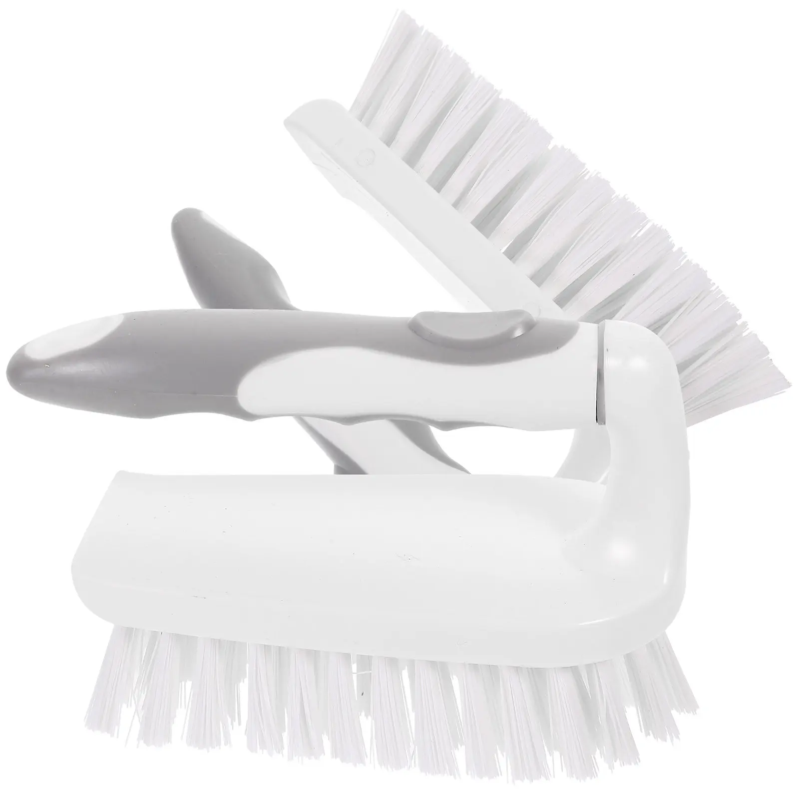 Laundry Scrub Brushes with Handle 2 Pack Multipurpose Cleaners for Shoes Clothes Floors Bathtubs Lightweight