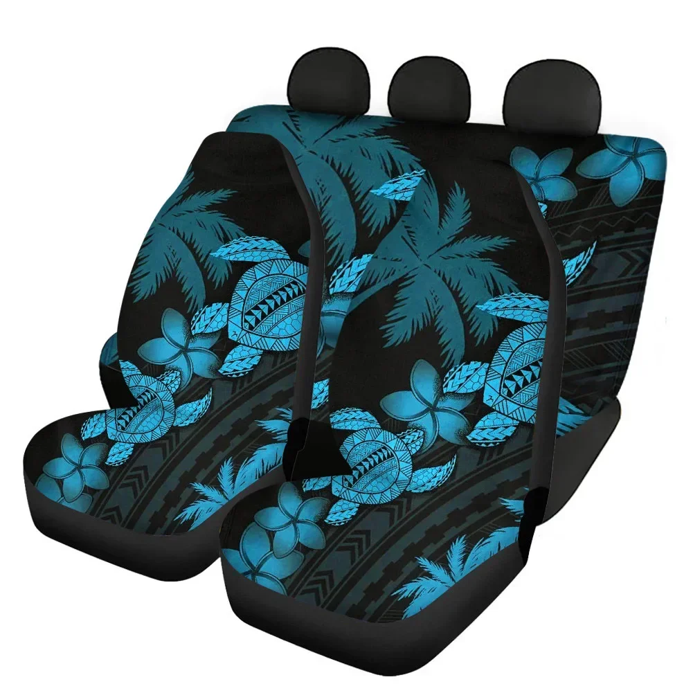 Front And Back Car Seat Covers Polynesian Turtle Tribal Seat Cover Auto Interior Decor Sheet Automotive Seat Cushion Protector