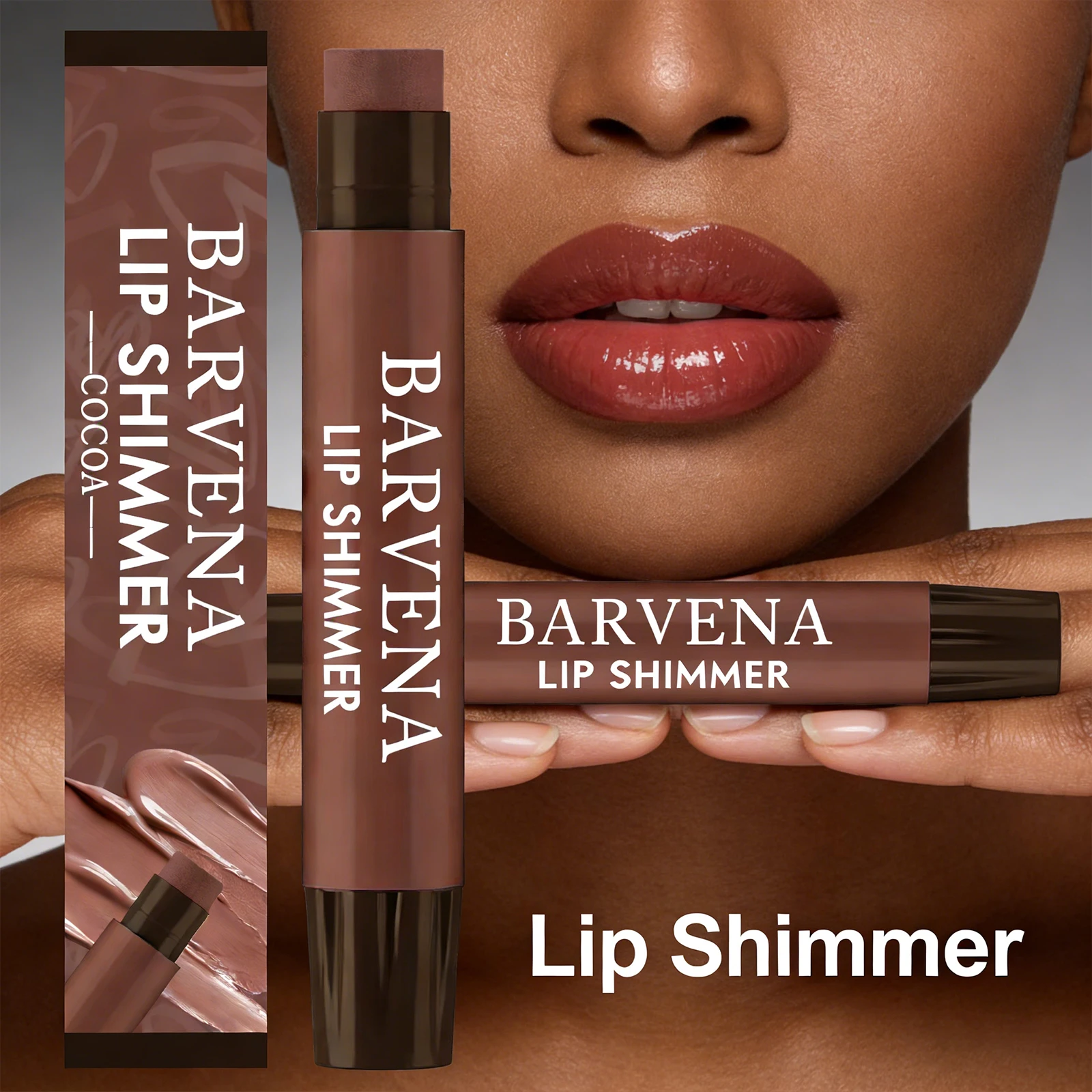 코코아 립밤 모이스춰라이징 젠틀 립 쉬머 데일리 통근용 영양 립 케어 천연 메이크업 오랫동안 지속되는 끈적이지 않는 제품