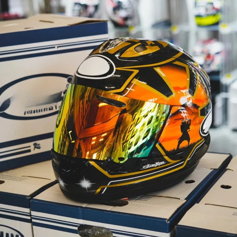 

RX-7X Pedrosa Samurai Мотоциклетный шлем RX7X Полнолицевой шлем RX-7X Corsair-X RX-7V Размер Casco M-XXL Япония