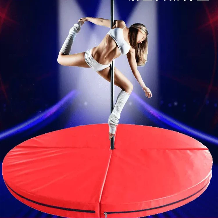 حصيرة تحطم واقية للرقص على شكل عمود فولاذي رخيصة للتصدير #6