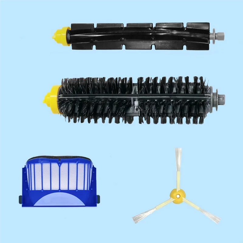 مجموعة ملحقات A74G لسلسلة Irobot Roomba 600، 614، 675، 692، 694 و500 Series 595 585 564 مجموعة مرشحات الفرشاة