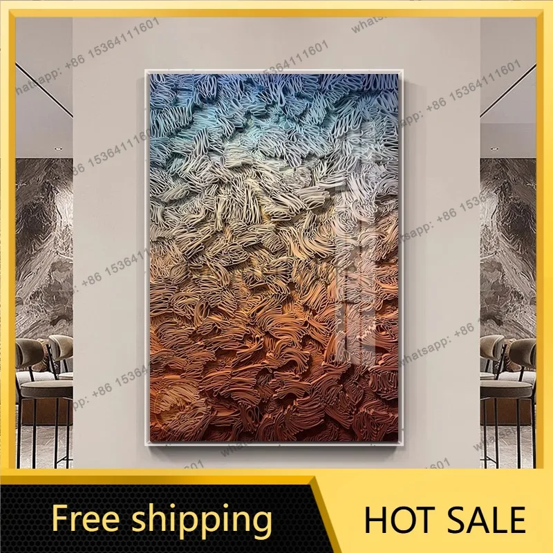 LJY light luxury high-end villa living room decorative painting hotel model room