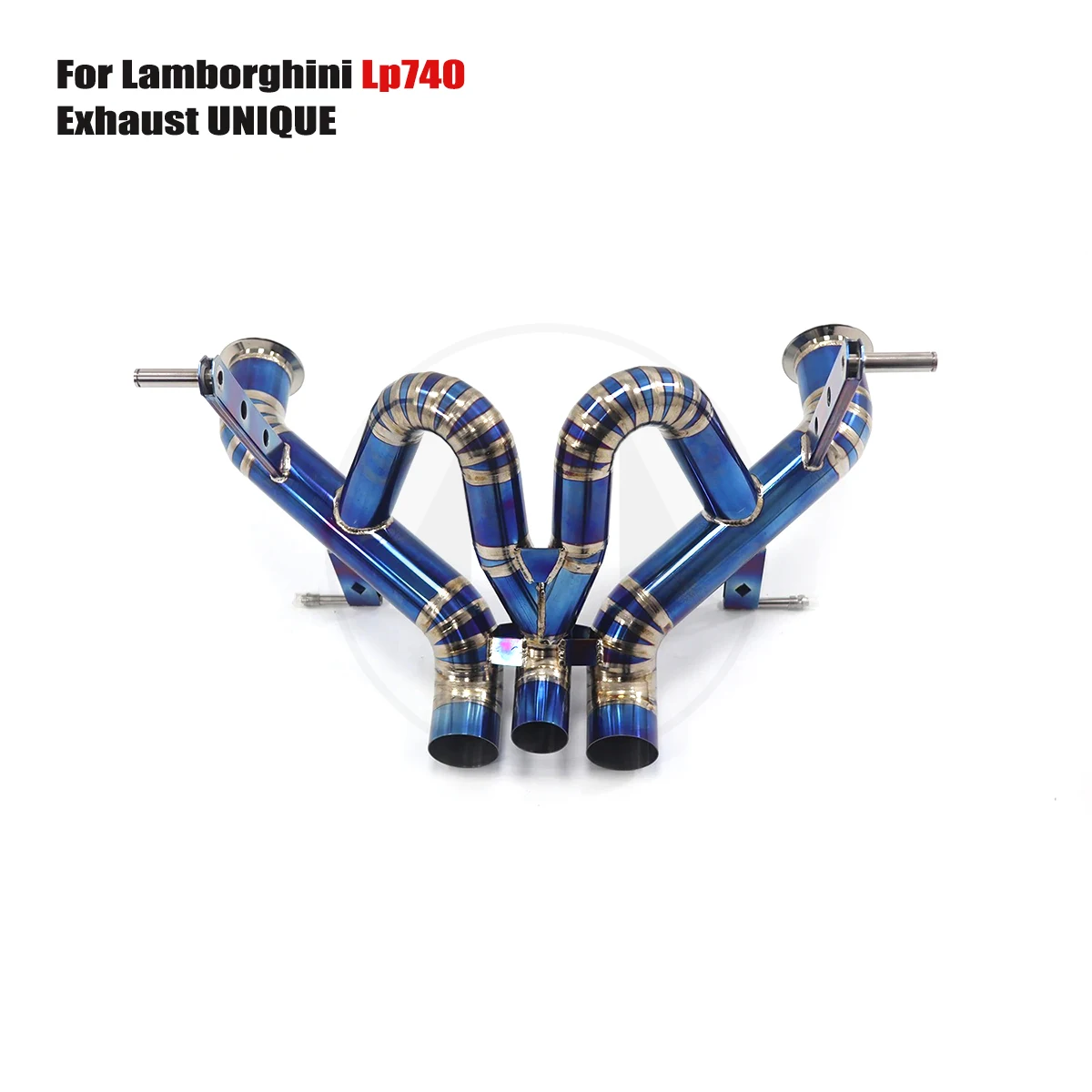 UNIQUE Designs Lamborghini Lp740 V12 6.5L TC4 titanium sports Valved  Exhaust System