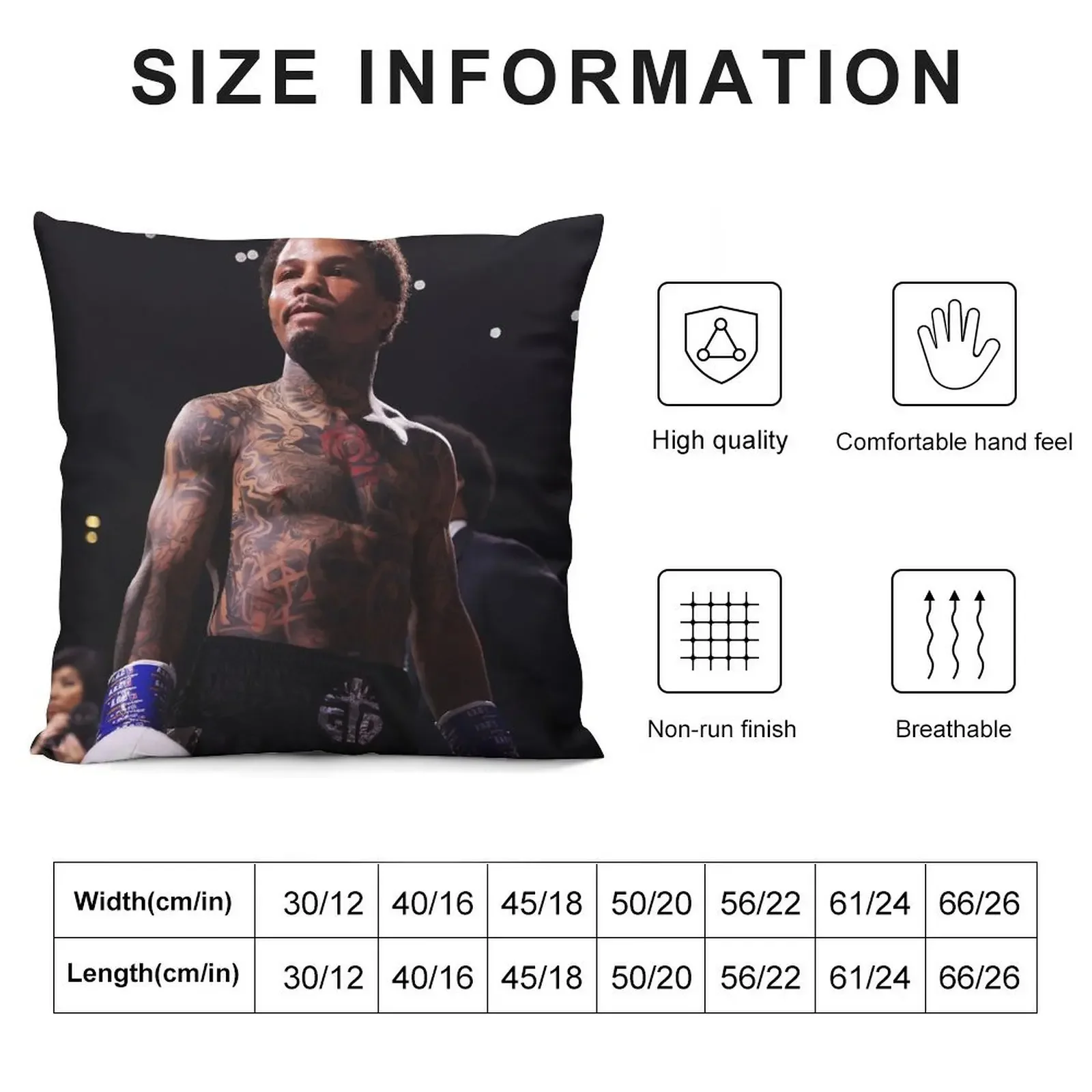 Gervonta Davis Fighting Throw Pillow Cushions For Sofa Pillowcases For Pillows Pillow Cases Decorative pillow