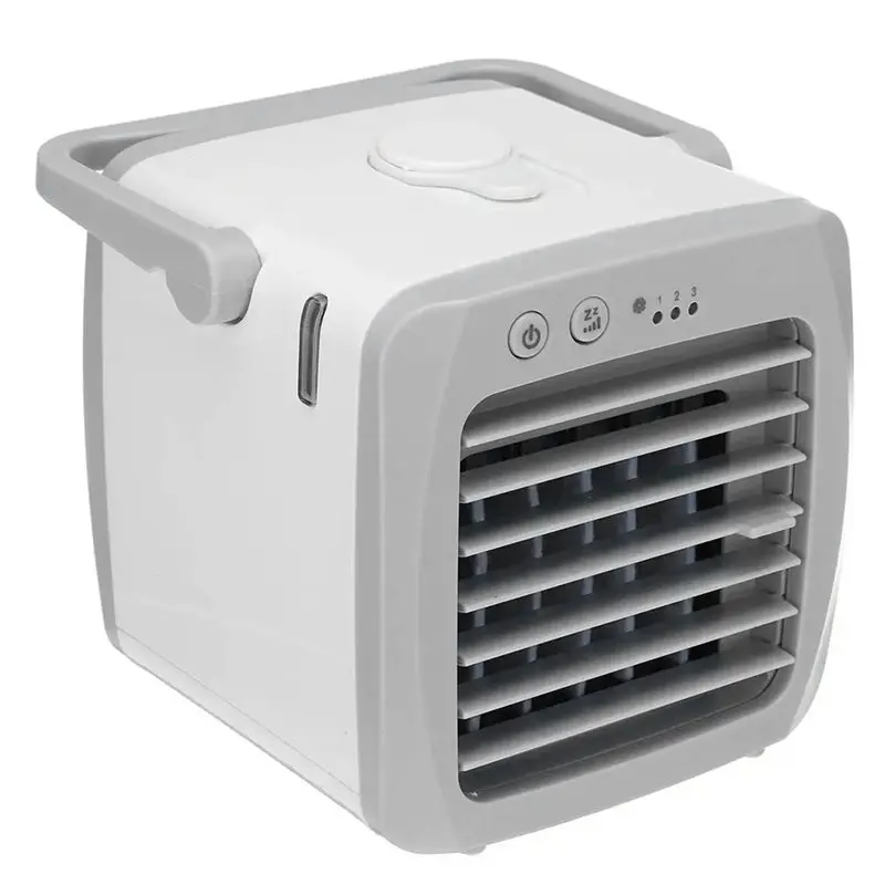 

FGGS-Air Cooler Humidifier Disinfecting Air Conditioner Mini USB Charging Portable Office Desktop Air Conditioning Fan New Deakt