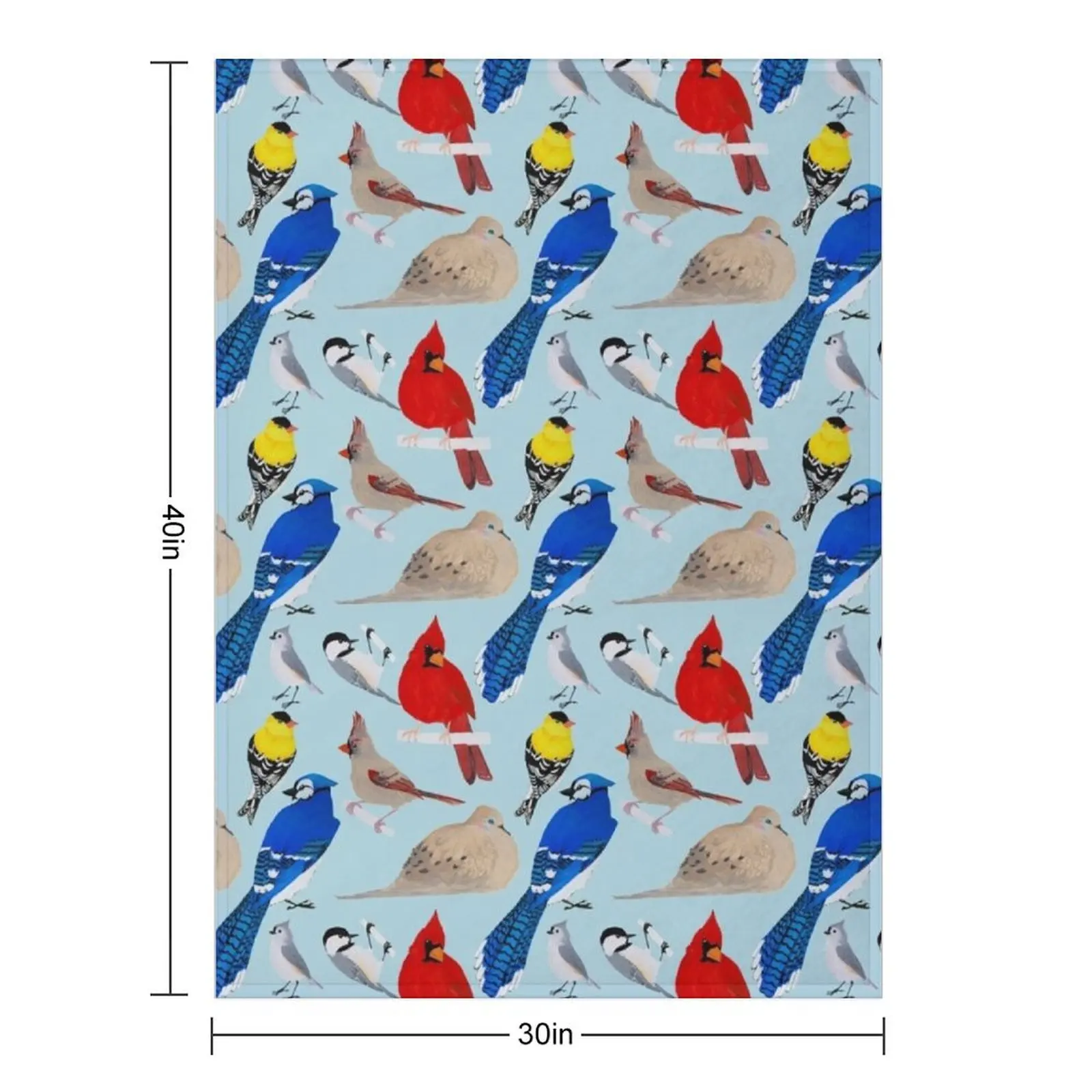 Feeder Birds Throw Blanket Softest for winter for sofa blankets ands Hairy Blankets Sofas Of Decoration Blankets