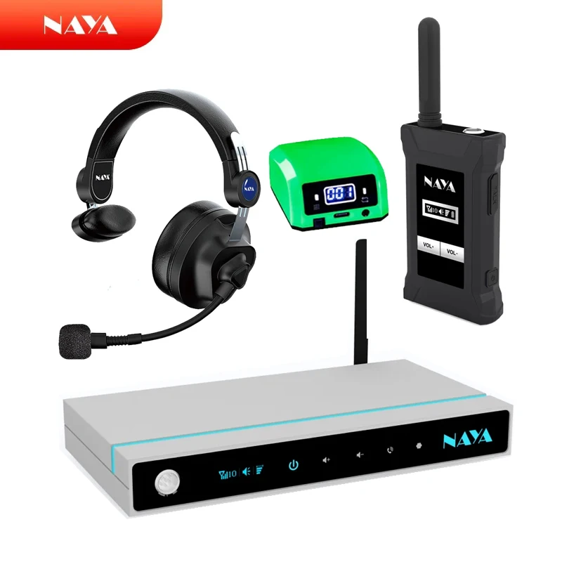 NAYA BS180ii Wireless Intercom System Headset/Intercom Beltpack/Tally Light/Base Station Accessory