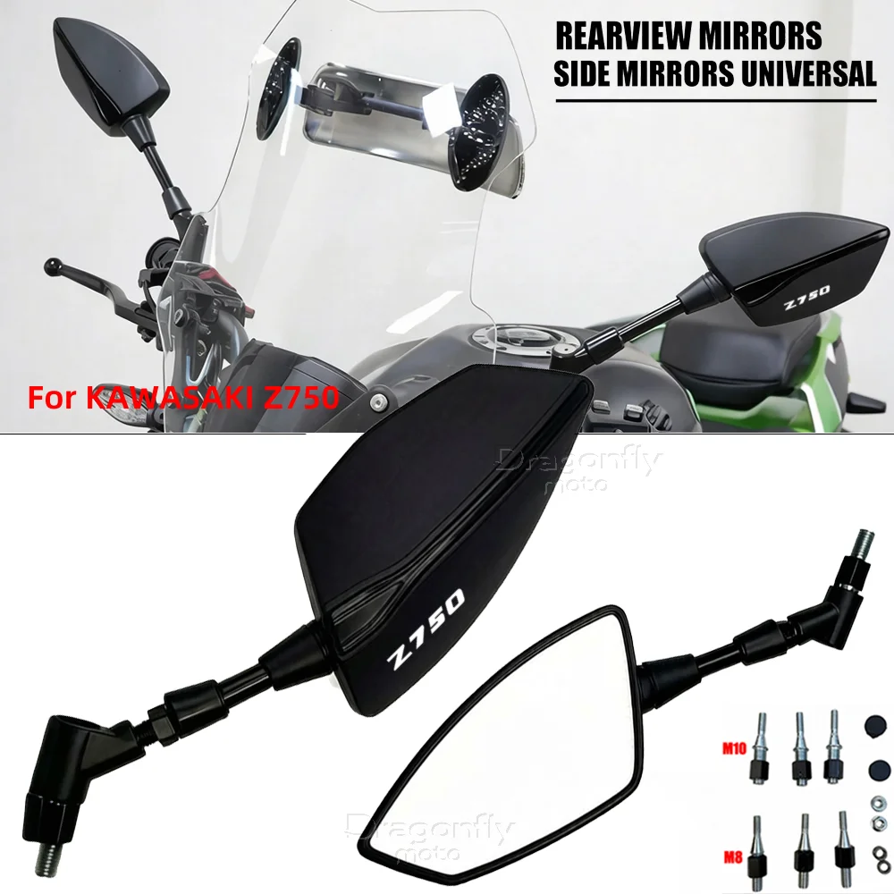 

For Z750 2005 2006 2007 2008 2009 2010 2011 2012 2013-2022 New High Quality Universal Motorcycle Tomahawk Rear View Mirror
