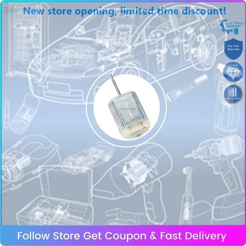 

AZGIANT Micro DC Motor FC280 3V -12V 12000RPM High Speed 55mm Axis Knurled Shaft Replacement DIY Car Fan KIT New Dropshipping