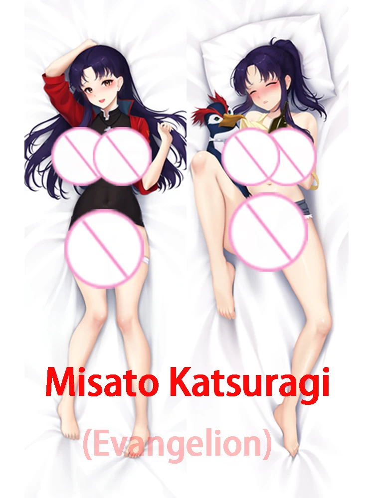 Dakimakura Misato Katsuragi (Evangelion) japanese anime body pillowcase otaku pillow case