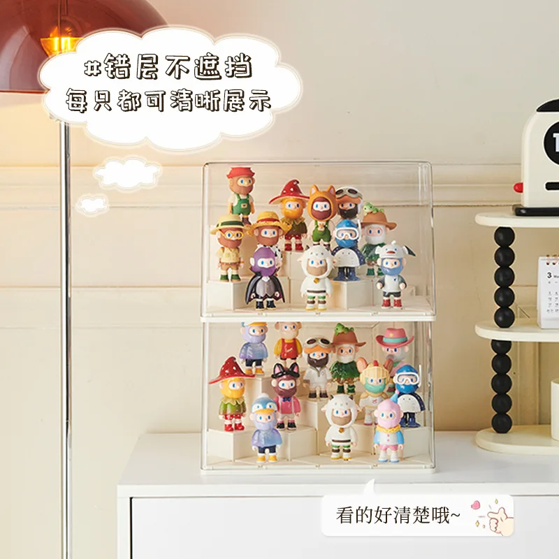 Figure Display Cabinet Household Transparent Acrylic Figure Ornament Blind Box Display Stand Storage
