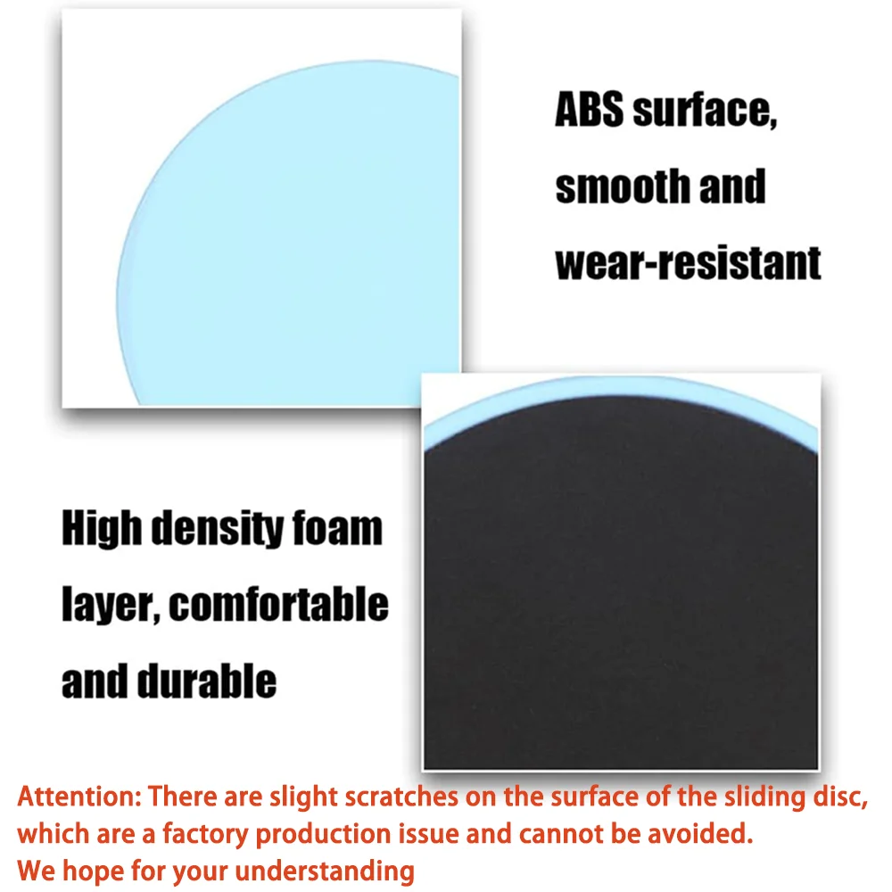 2pcs Solid Color Yoga Sliding Discs, Yoga Fitness Foot Sliding Pads, Workout Equipment For Abdominal Core Training, Body Shaping