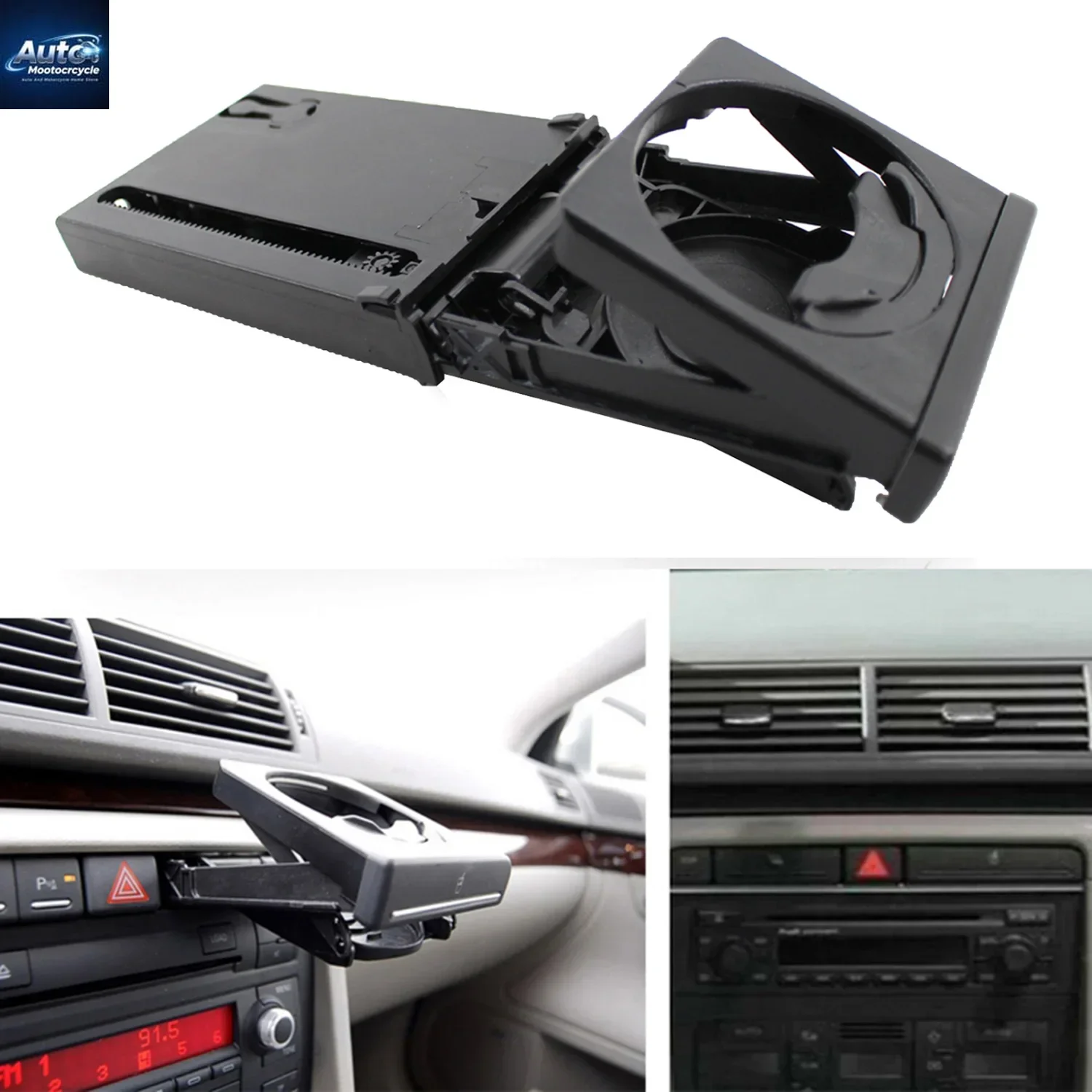 

Передний автомобильный держатель для чашки, складное крепление для бутылки с напитками 8E1 862 534 J для Audi A4/B6/B7 2002-2008