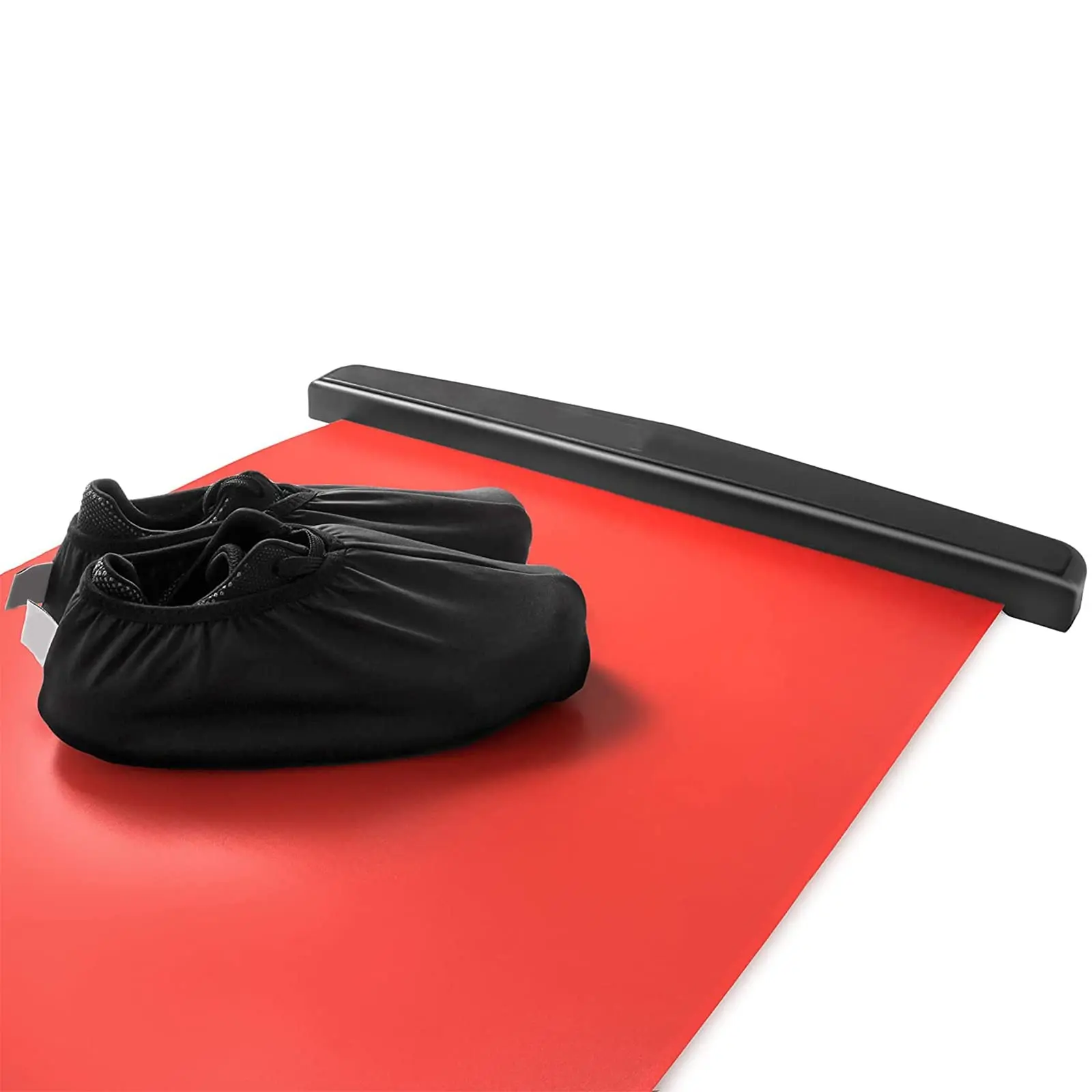 200cm Polypropylene Hockey Training Sliding Board With Booties Low Impact Workout Balance Trainer For Adults Under 1.8m Home Gym