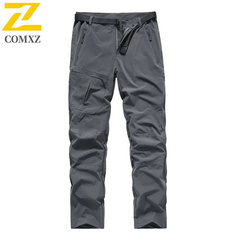 EiAO الرجال الربيع والخريف سريعة الجافة سراويل للتسلق مقاوم للماء يندبروف تنفس حجم كبير ملابس العمل في الهواء الطلق التخييم تسلق الجبال #6