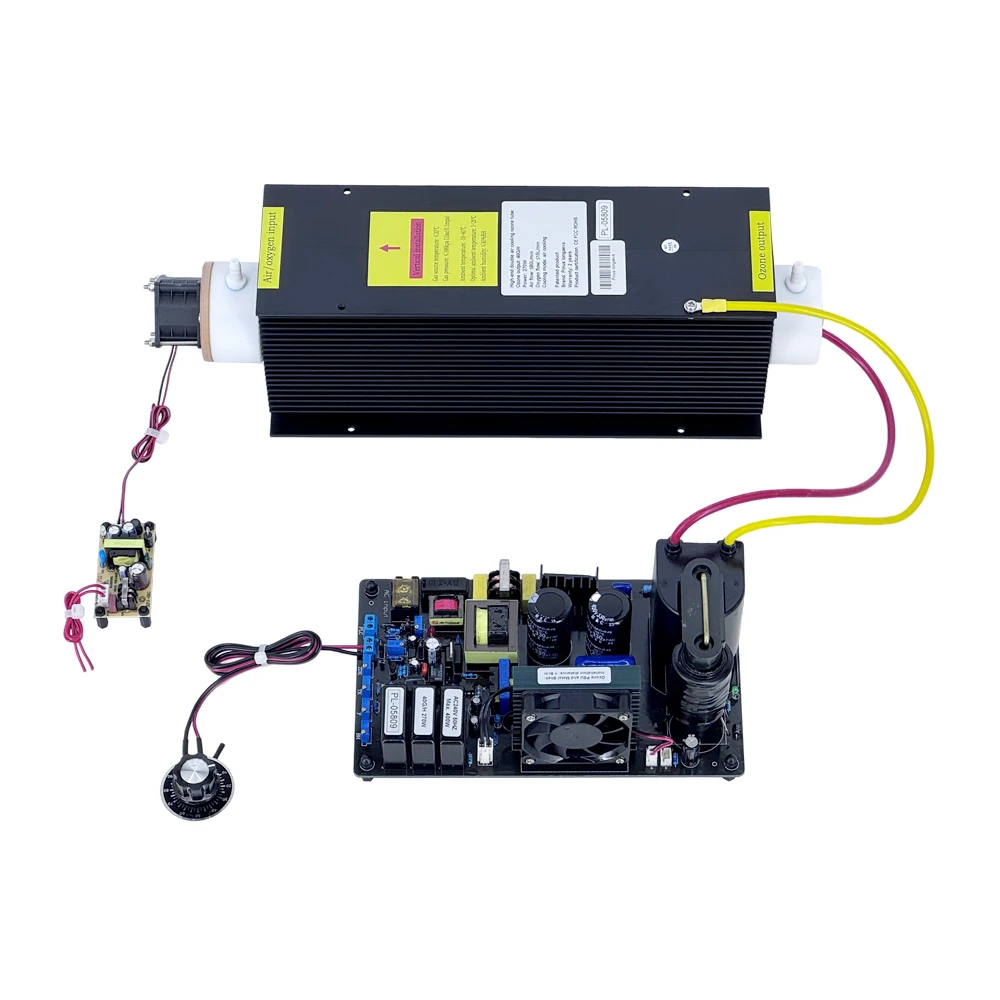 CE FCC ROHS 40 جرام/ساعة قابل للتعديل أنبوب الكوارتز مجموعة مولد الأوزون أجزاء مولد الأوزون الصناعية المحمولة