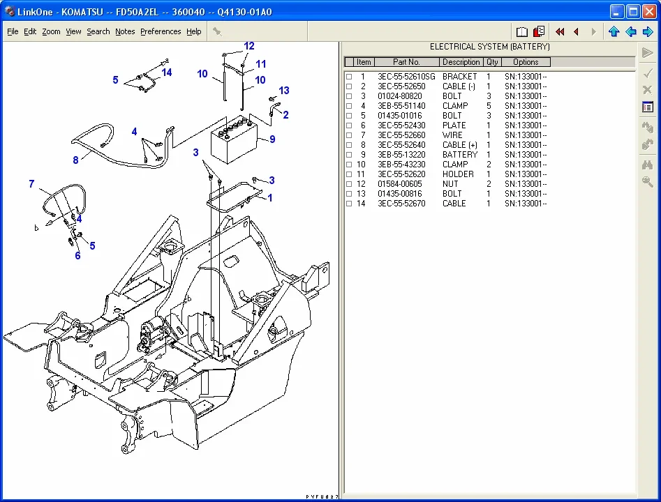 SpecDiag Komatsu Forklift  Electronic Parts Catalogue [05.2022]