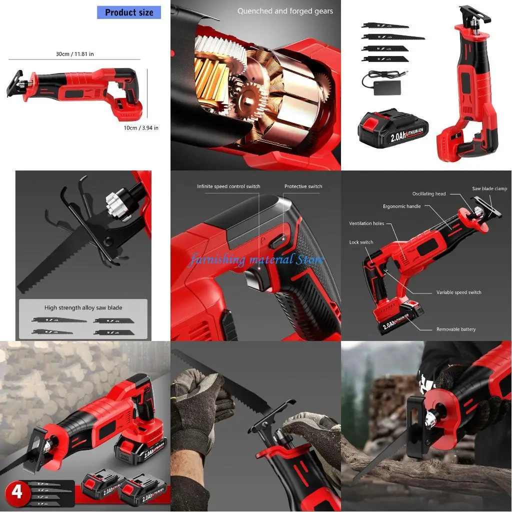 

Y5GD Multipurpose Reciprocating Sawer Tool With Fast Charging Battery Technology