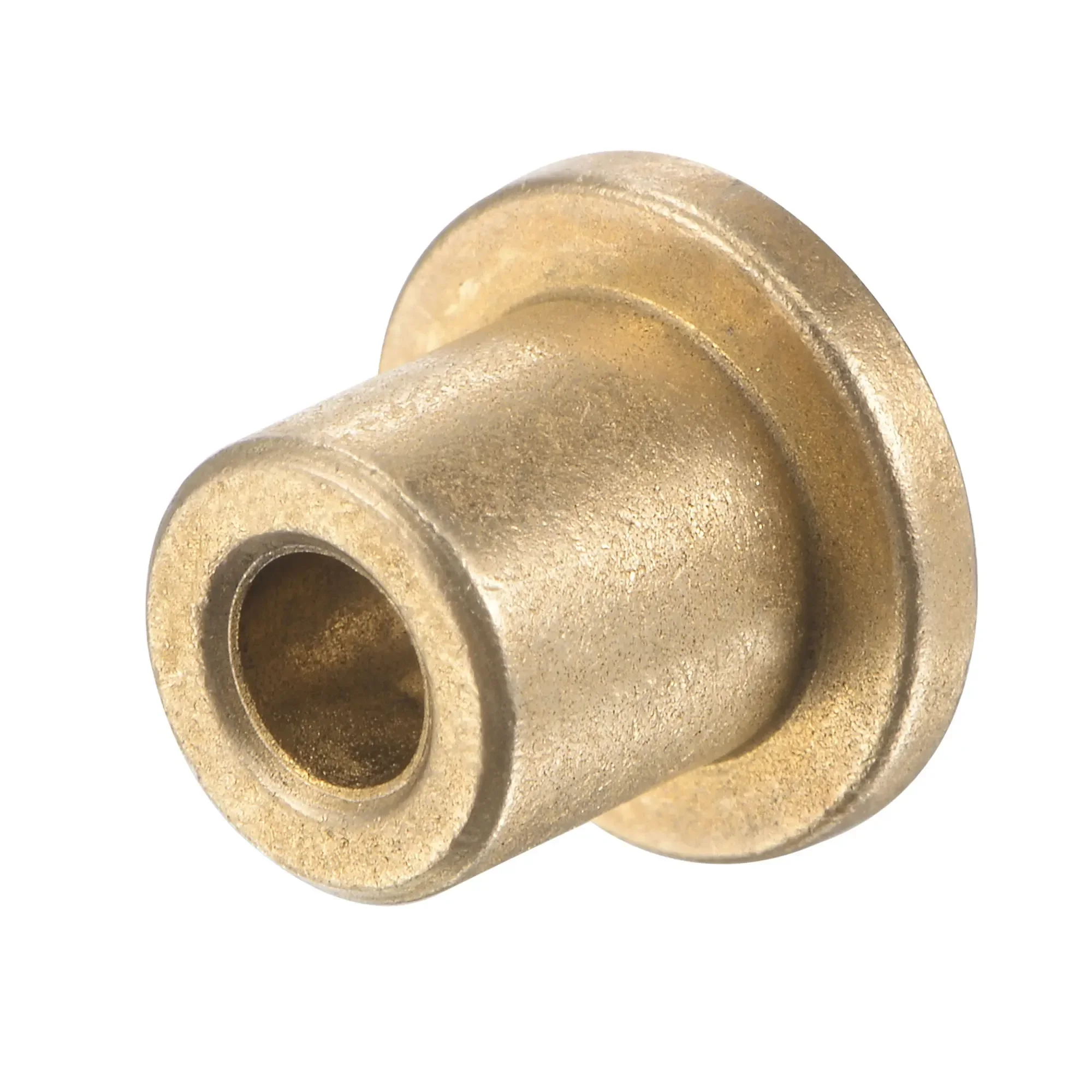 Flange Sleeve Bearings 4x8x10 Sintered Bronze Powder Metallurgy Oil Self-Lubricating Copper Brass Bushing Shaft ID4mm 6mm8mm10mm