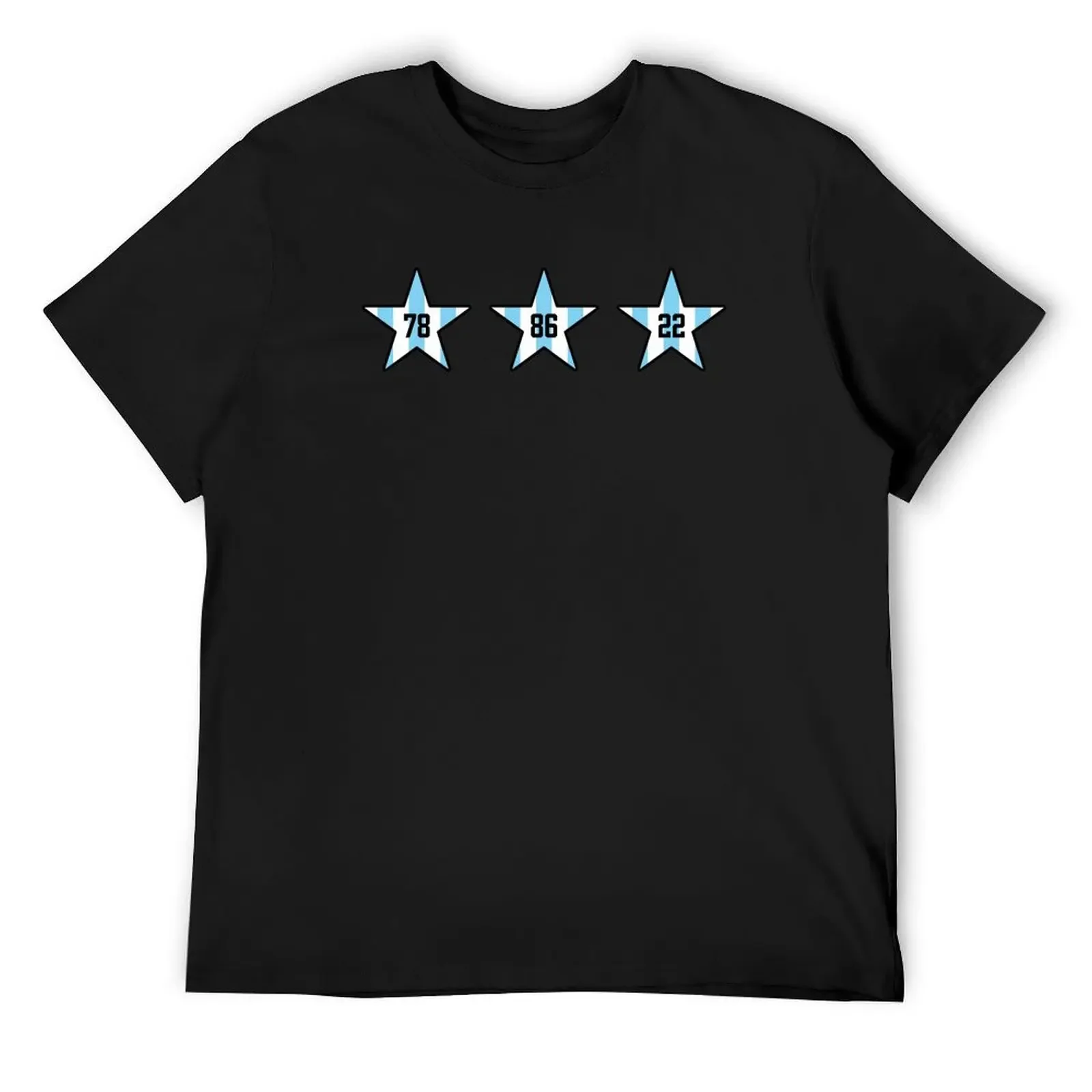 Argentina Tricampeon Estrellas Stars T-Shirt anime tshirt boys animal print custom t shirt oversized t shirts for men