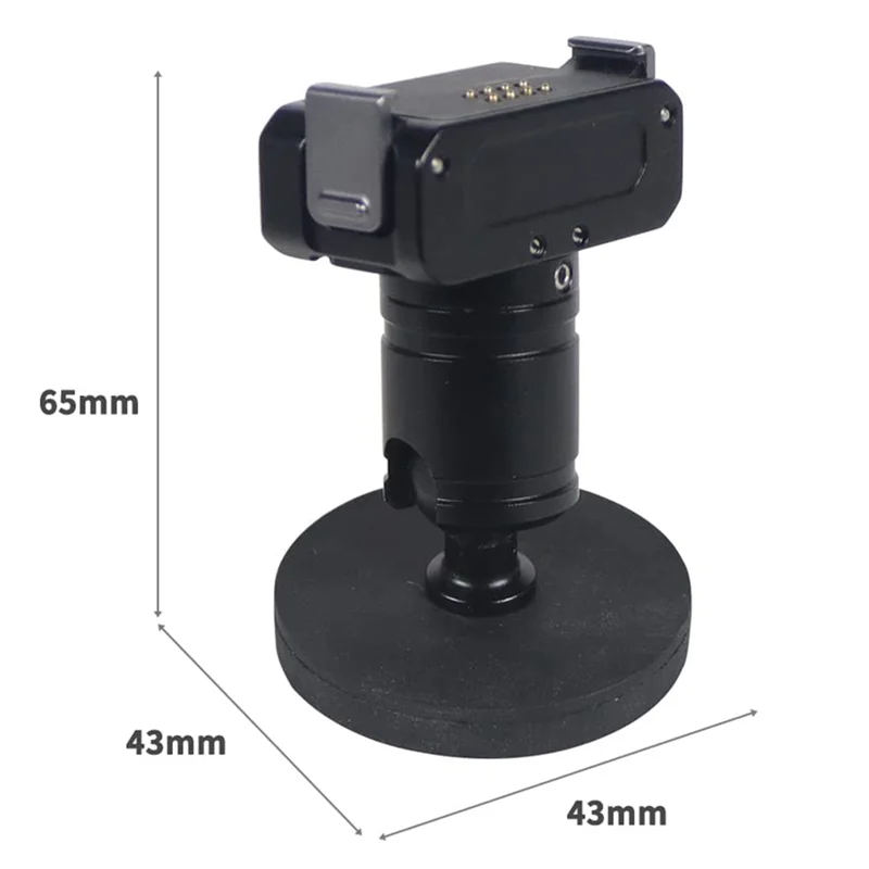 【ABUP】شحن حامل ثلاثي القوائم بمفصل كروي مغناطيسي قابل للتعديل لـ DJI Action 2 3 4 حامل كاميرا رياضي للسيارة