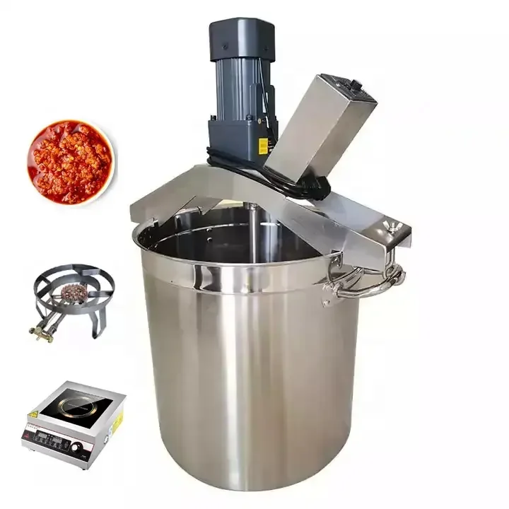 

Good Quality Automatic Stainless Steel Tomato Soup Bean Paste High Temperature Cooking Blender Home Small Chili Sauce Mixer