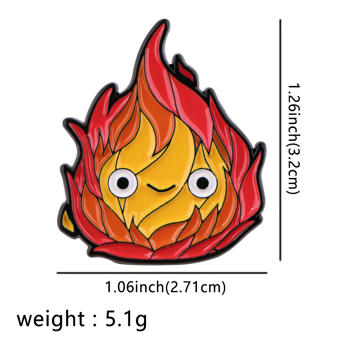 Cute Fire Anime Movie Enamel Pins Cartoon Brooches For Women Lapel Pin Backpack Bags Badge Clothes Decoration Gifts for Friends