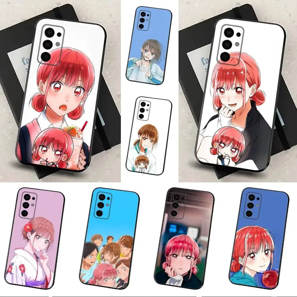 

Ctue B-Blue B-Box Anime Phone Case For Samsung Galaxy A13,A21s,A22,A31,A32,A52,A53,A71,A80,Soft Black Shell