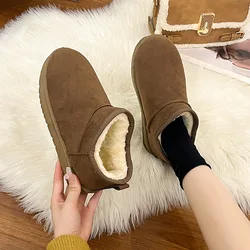 2024 New Classic Thickened Fluff Stivali da neve da donna Comfort Stivaletti caldi Donna Autunno Inverno Donna Chunky Botas De Mujer