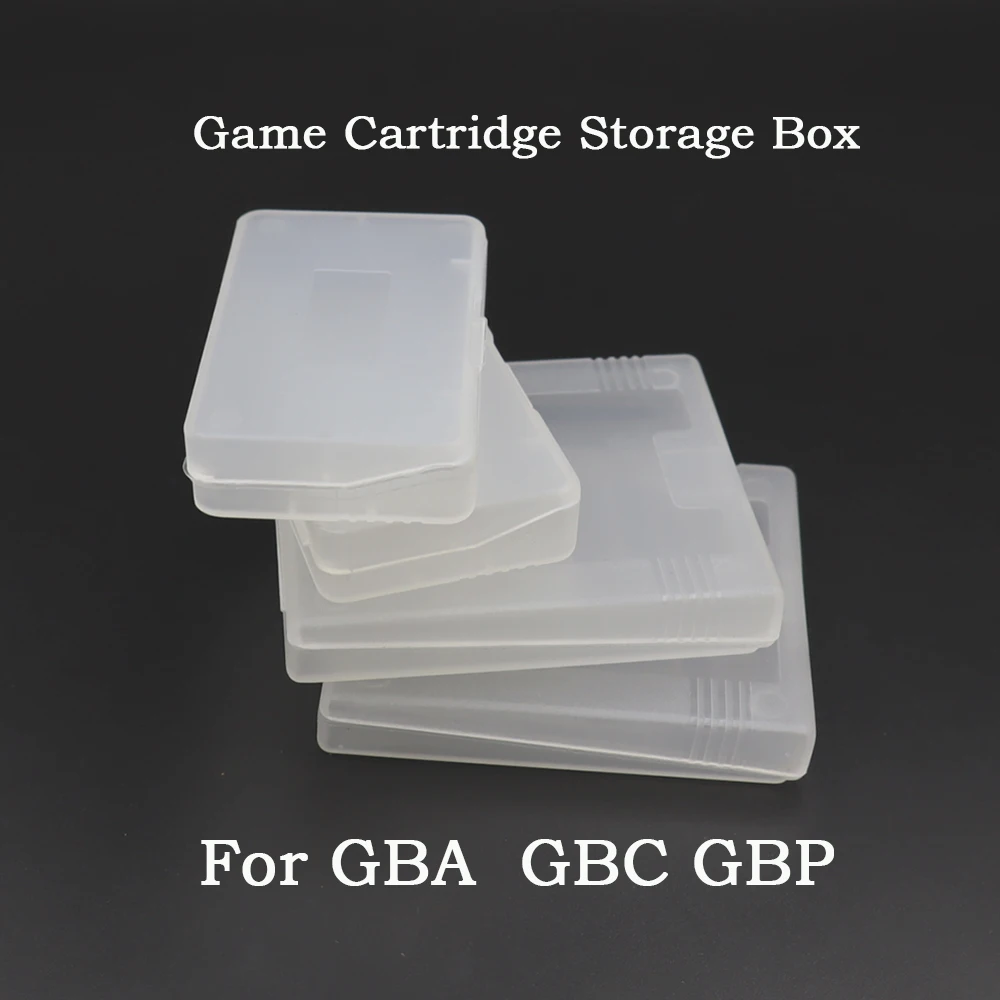1/2PCS Tragbare Spielkassetten-Aufbewahrungsbox, Kunststoff-Spielkartenhülle für GBA GBC GBP, schützende Spielkartenhülle, Zubehör
