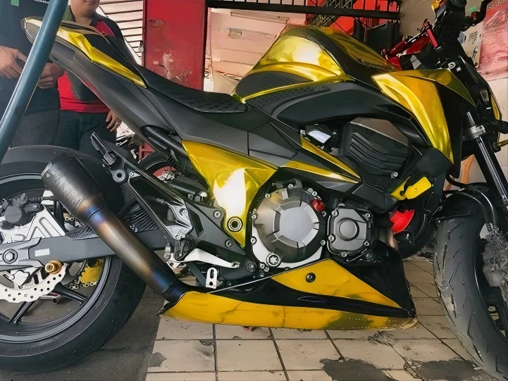 For Z800 Modified AR Scorpion Titanium Alloy Exhaust Pipe