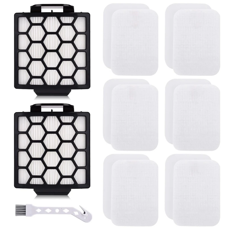 Replacement HEPA Filters For Shark ZU60 NV255 NV251 Vacuum Cleaner Accessories Compare To Part 1238FT60 & 1239FT60