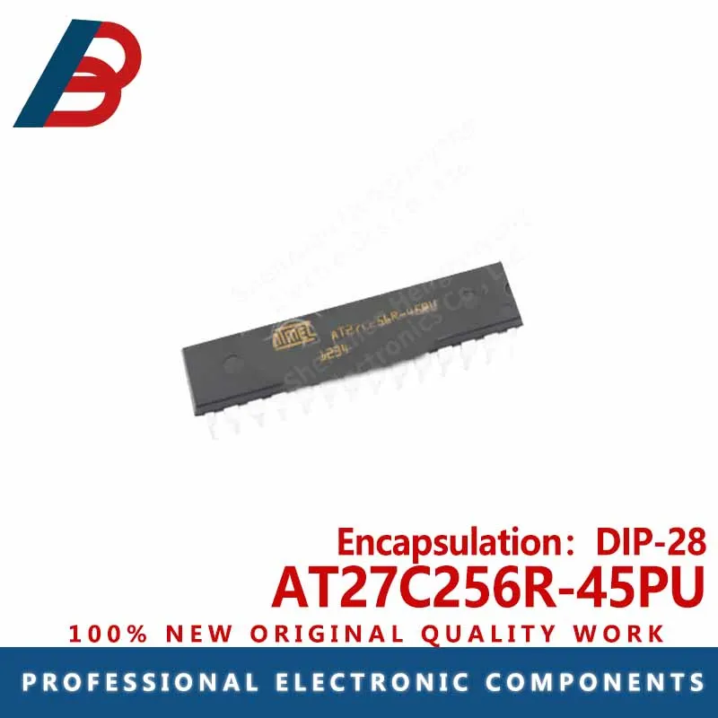 1pcs  AT27C256R-45PU package DIP-28 memory chip