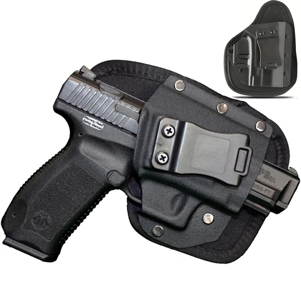 Кобура с быстрым вытяжкой, универсальная кобура для скрытого ношения, кобура для пистолета IWB Kydex, правый держатель пистолета для G17 G19 G26 19 Кобура с быстрым вытяжкой, универсальная кобура для скрытого ношения, кобура для пистолета IWB Kydex, правый держатель пистолета для G17 G19 G26 19