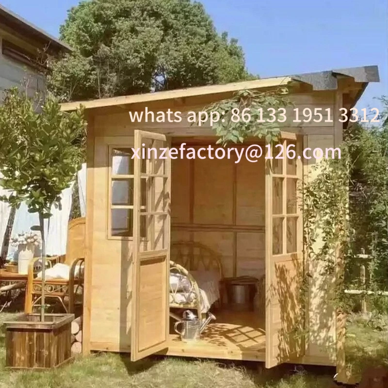 

Customizable Outdoor Preservative Wood Yard Assembly Garden Cabin Living Mobile Wood House