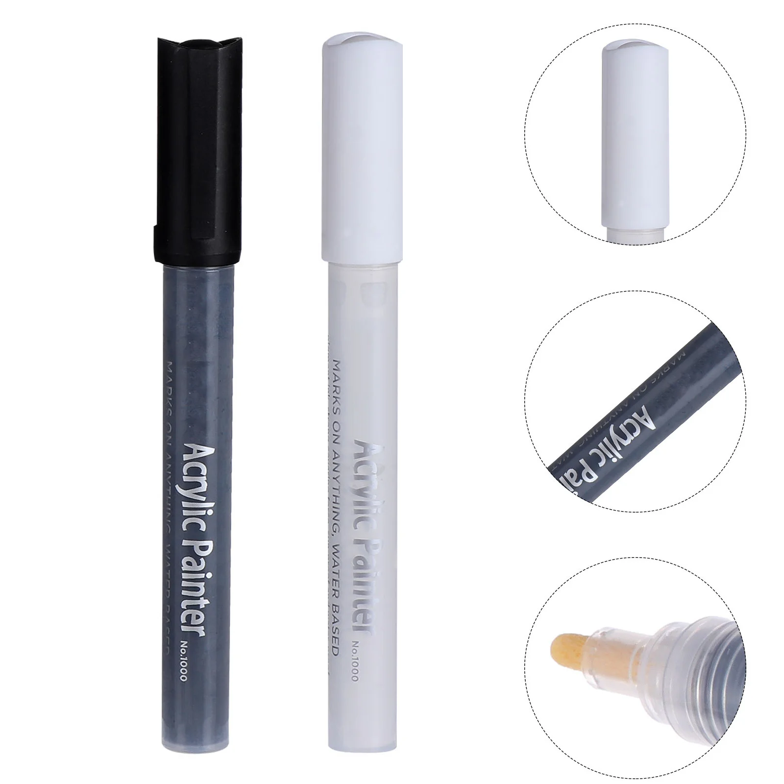 

8 шт., акриловые маркеры, водонепроницаемые, быстросохнущие, без запаха, экологически чистые для DIY, рисования, ремесленные проекты, маркер-ручка