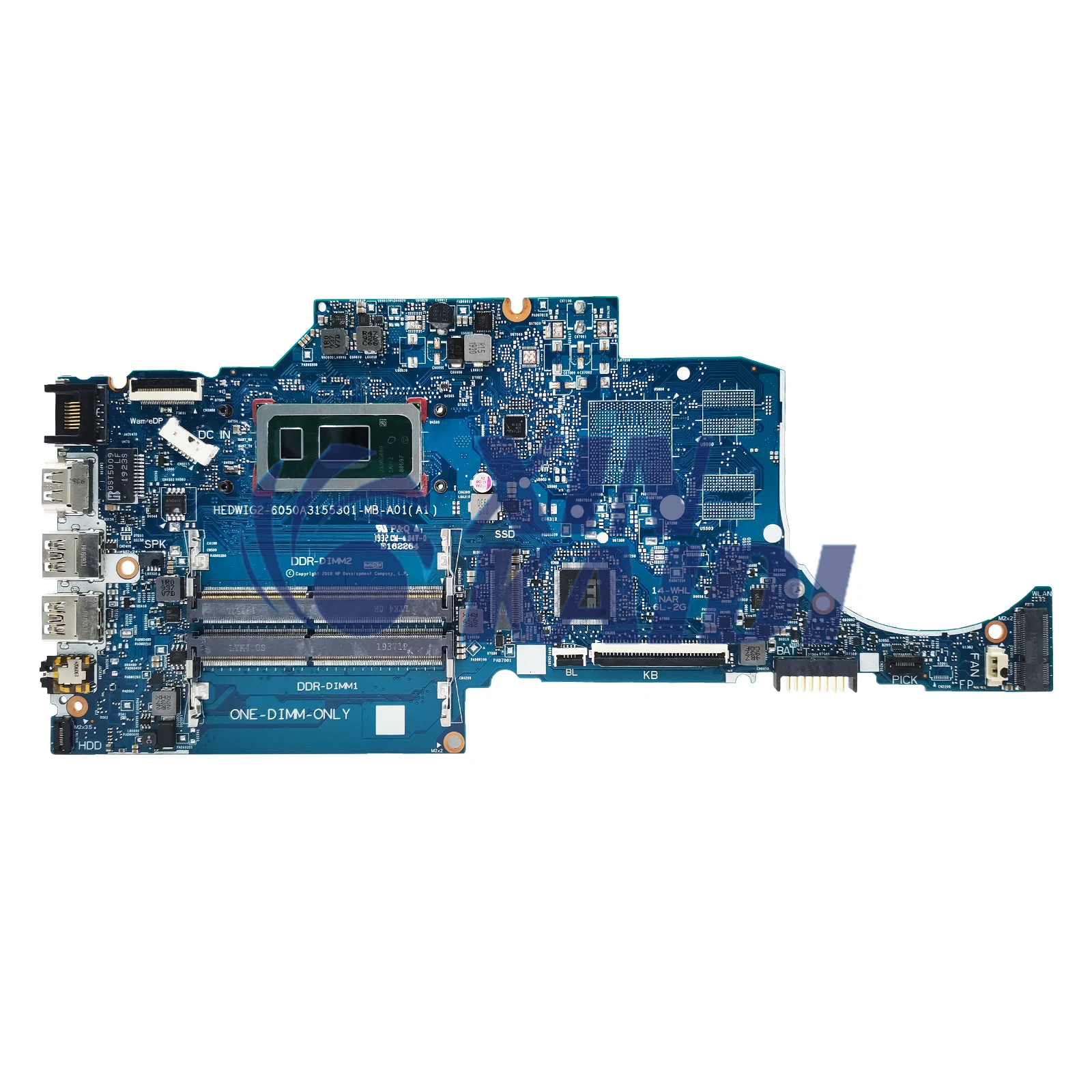 Mainboard komputer untuk HP Pavilion 14S-CF 14-CF L38212-601 Motherboard Laptop CPU I3 I5 I7 8th Gen systsystemboard