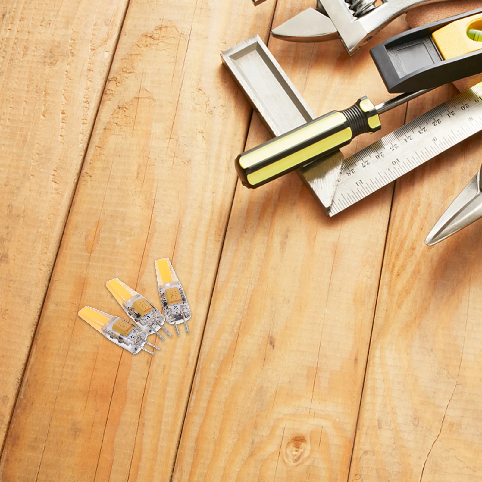 

3 pcs G4 Led Bulbs 2W Cob Chip Replacement For Halogen Lamp Warm White Light Bulb Cabinet Lighting Puck Lights Led Replacement