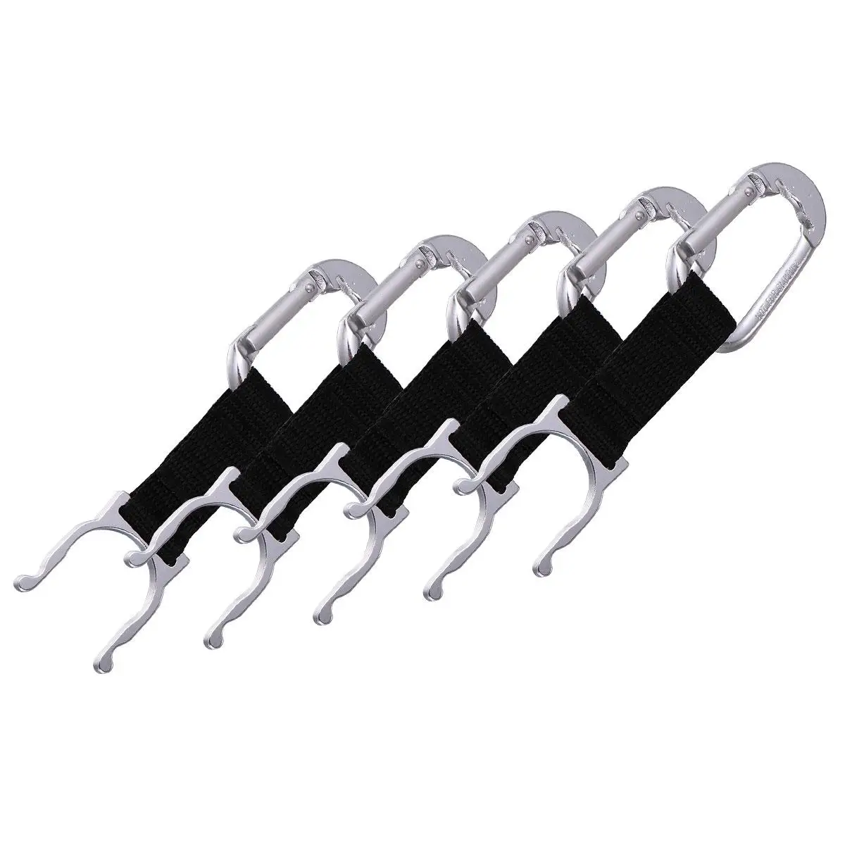 

Water Bottle Drink Clip Pcs Aluminum Webbing Clip Portable Scratch Resistant Bottle Holder Outdoor Travel Drink Holder