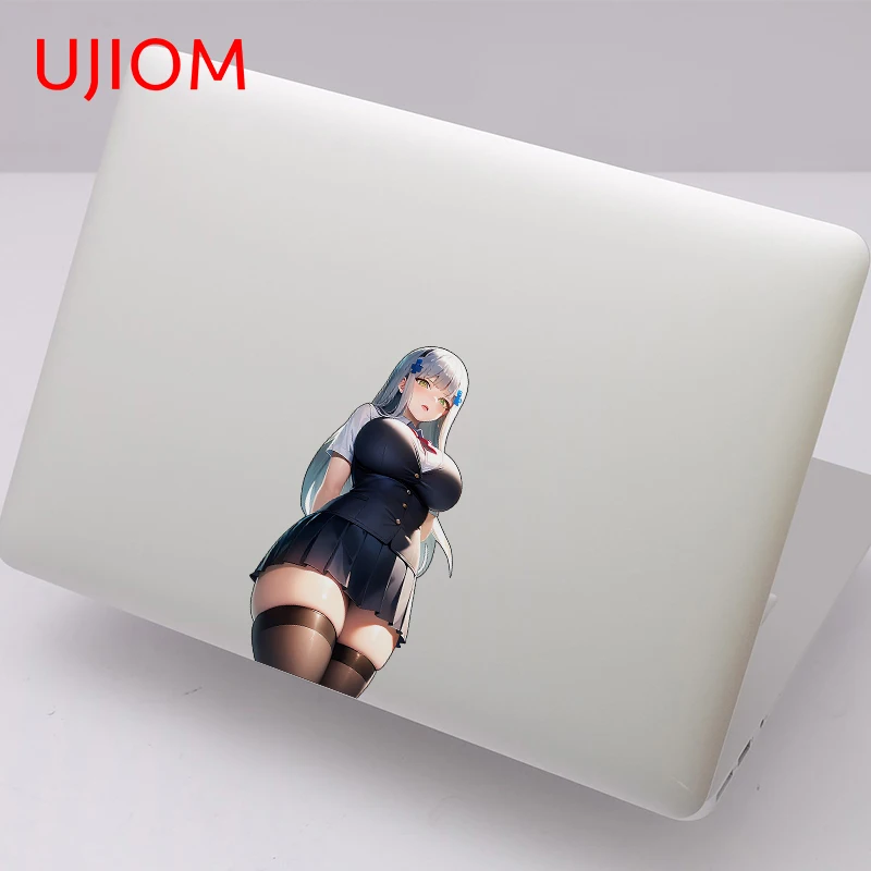 Ujiom 13cm x 6,9 cm Mädchen sexy hk416 Wanda uf kleber wasserdicht interessante Vinyl Klimaanlage Aufkleber Laptop Raum dekoration