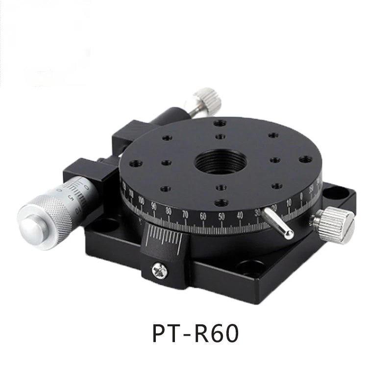 PT- R38/R60/R80/R100/R125 R Axis Manual Rotation Stage, Rotating Platform, Optical Sliding Table