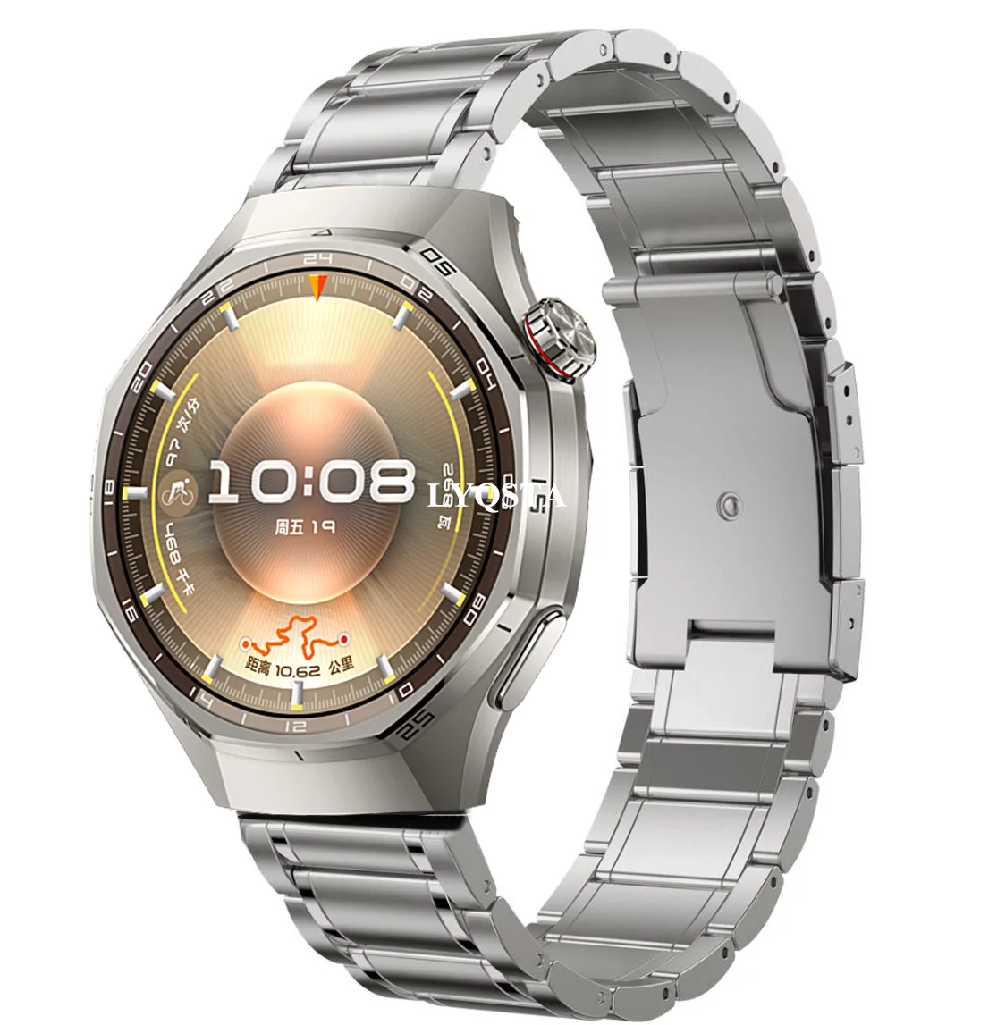 

Ремешок из титанового сплава 22 мм для Huawei Watch GT6 Pro 46 мм, ремешок для часов, браслет для Huawei Watch GT6 46 мм GT3 GT4 GT5 46 мм Smartwatch