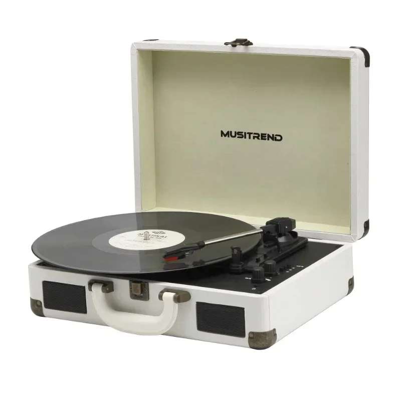 

Turn up the Music with JOPOSTAR Vintage Retro Bluetooth Turntable Vinyl Record Player