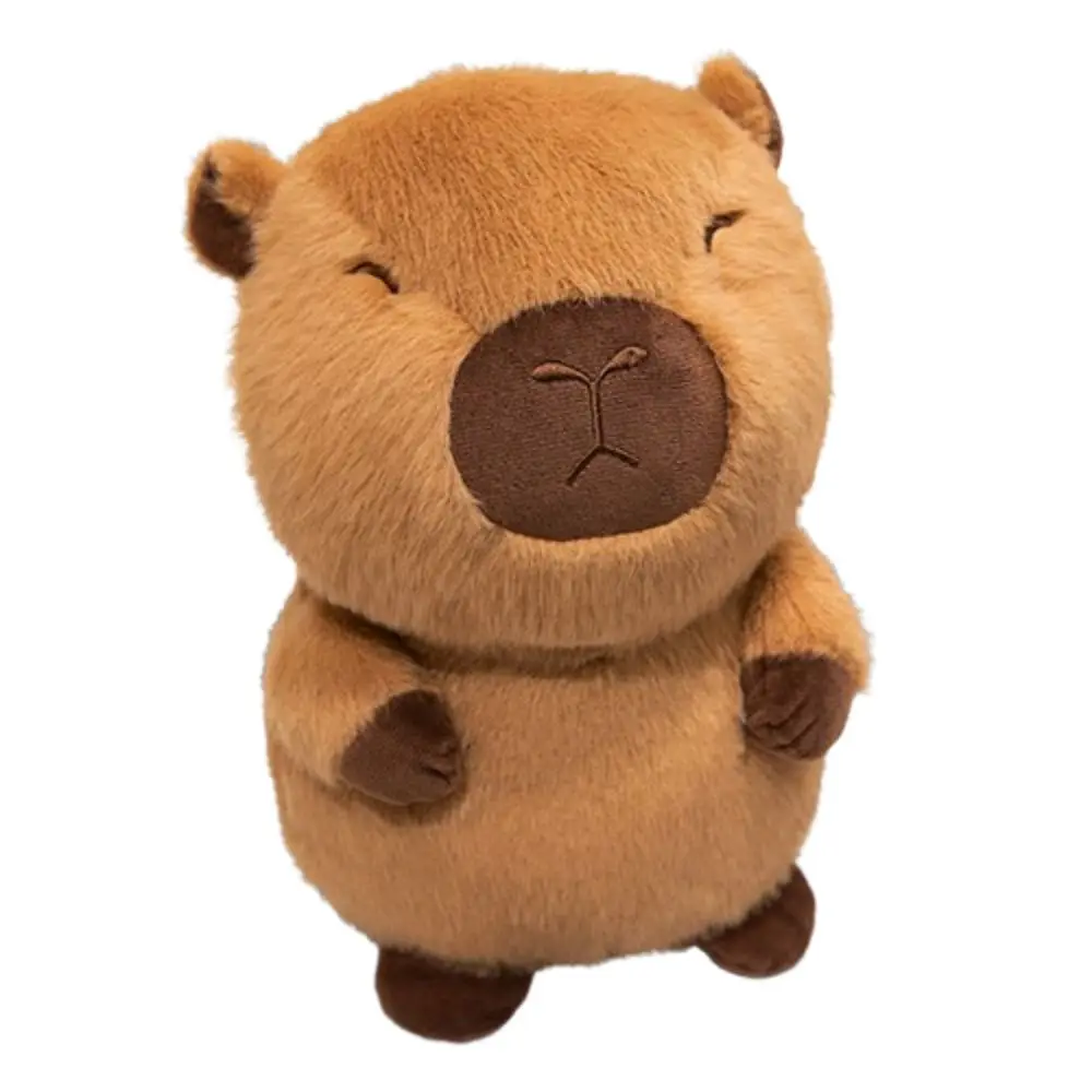 

Interesting Capybara Flower Plush Doll Cute Doll Cloth Doll Capibara Anime Fluffty Toy 25cm Soft Simulation Stuffed Toy