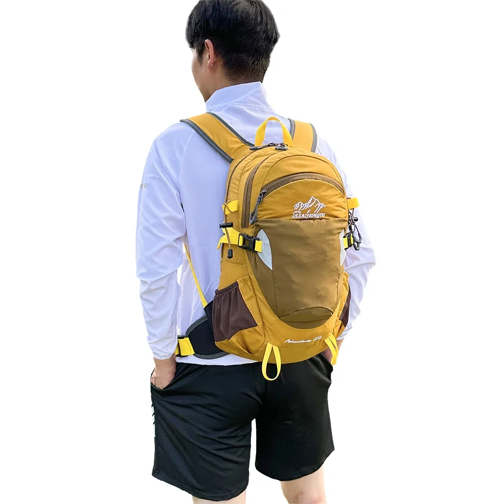 Mochila de montañismo de 35 litros, bolsa para deportes al aire libre para hombres y mujeres, impermeable, para acampar, senderismo, lluvia