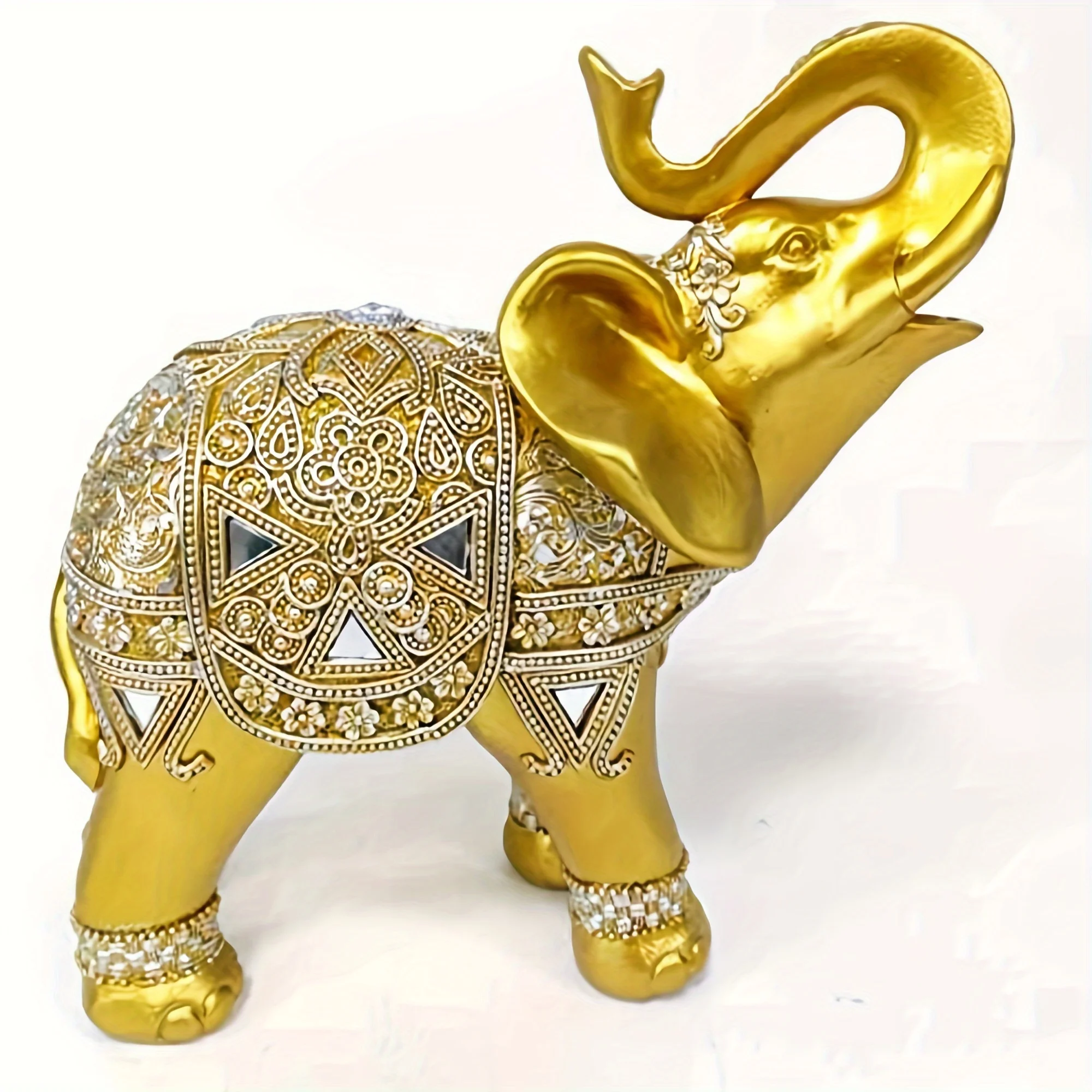 9 Inch Elephant Statue Figurin - Home Office Living Room avaliação e preço