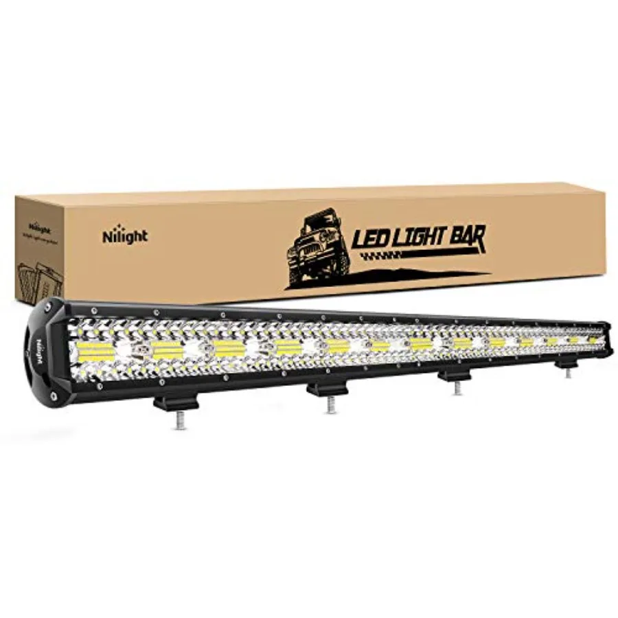 

LED Light Bar 37Inch 780W Triple Row Flood Spot Combo 78000LM Driving Work Light Off-Road Lighting for Trucks Pickup Car Golf C