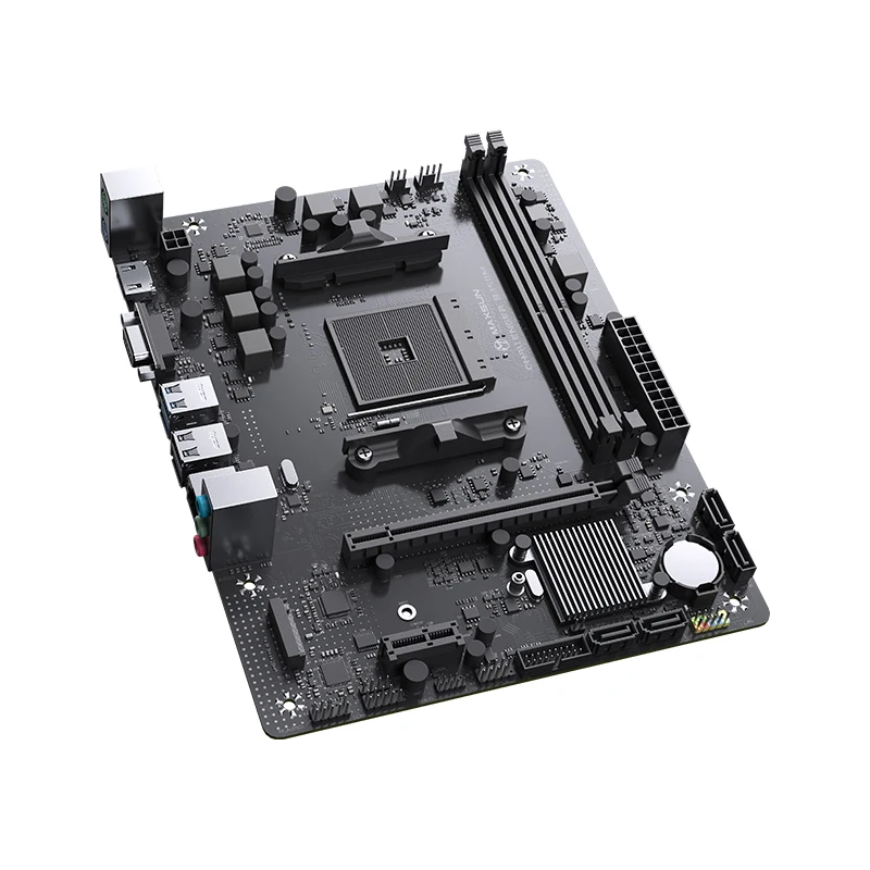 Maxsun-Kit de Placa base AMD B450M con Ryzen 5600, 2x8G, 3200MHz, CPU de escritorio para juegos, AM4, M-ATX, DDR4, USB3.2, PCIE 3,0